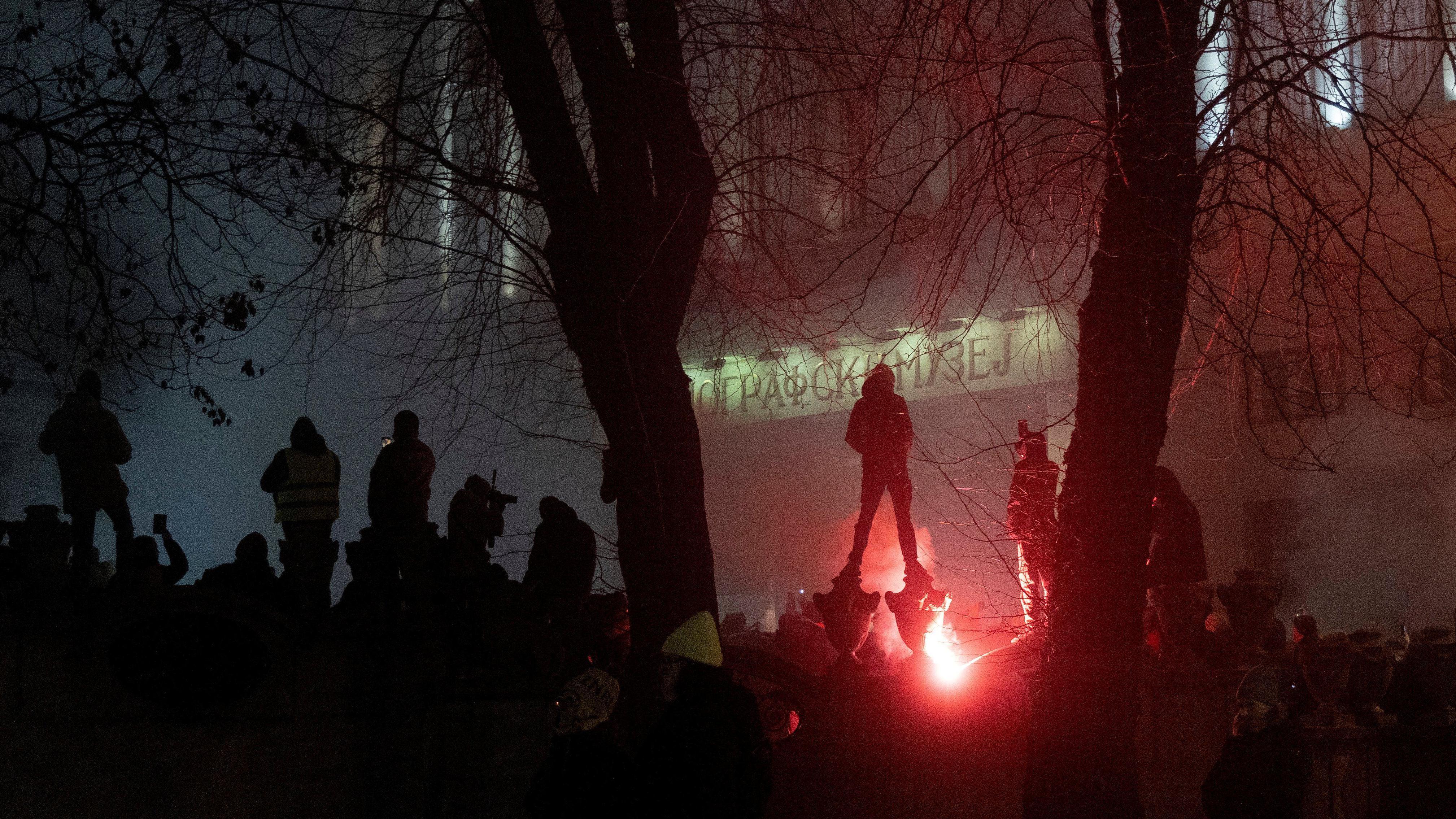 Okupljanje kod Studentskog parka