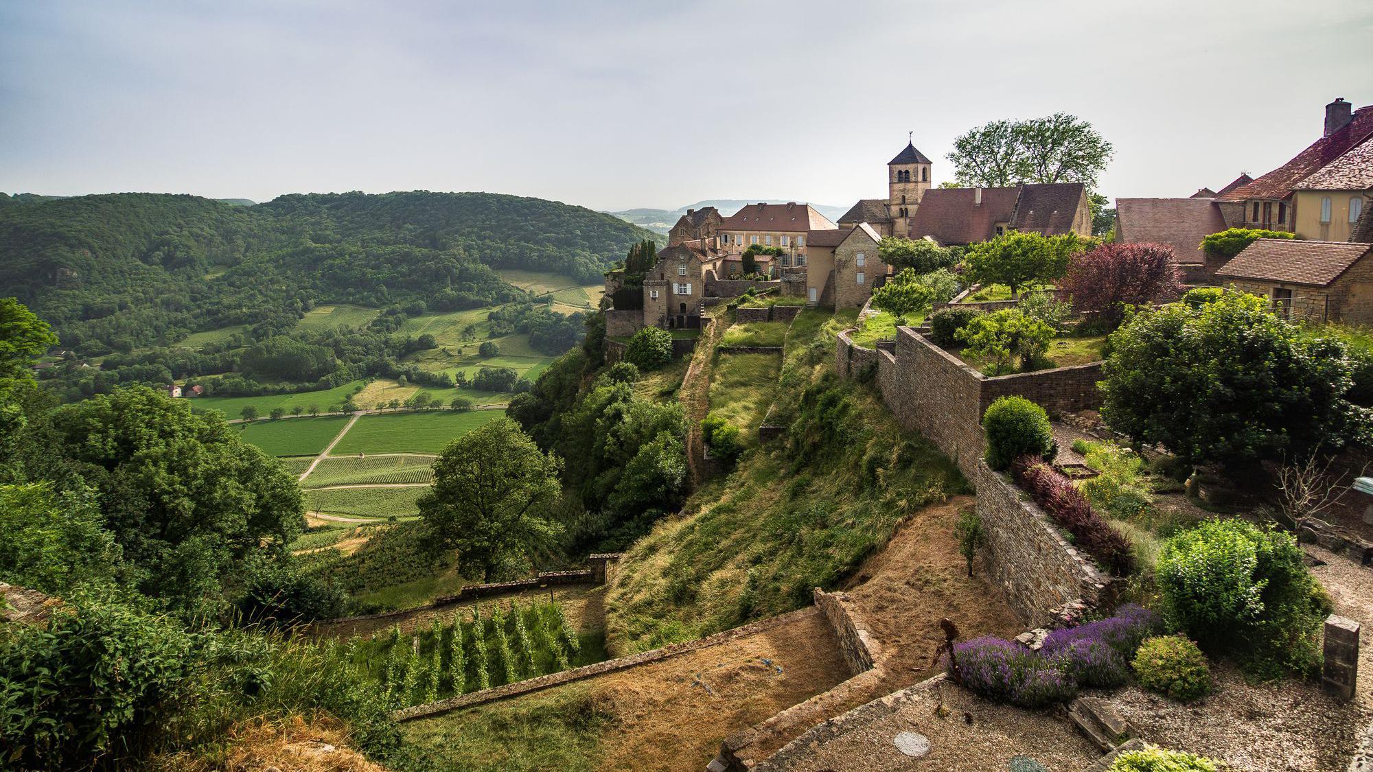 Rural landscape in France 