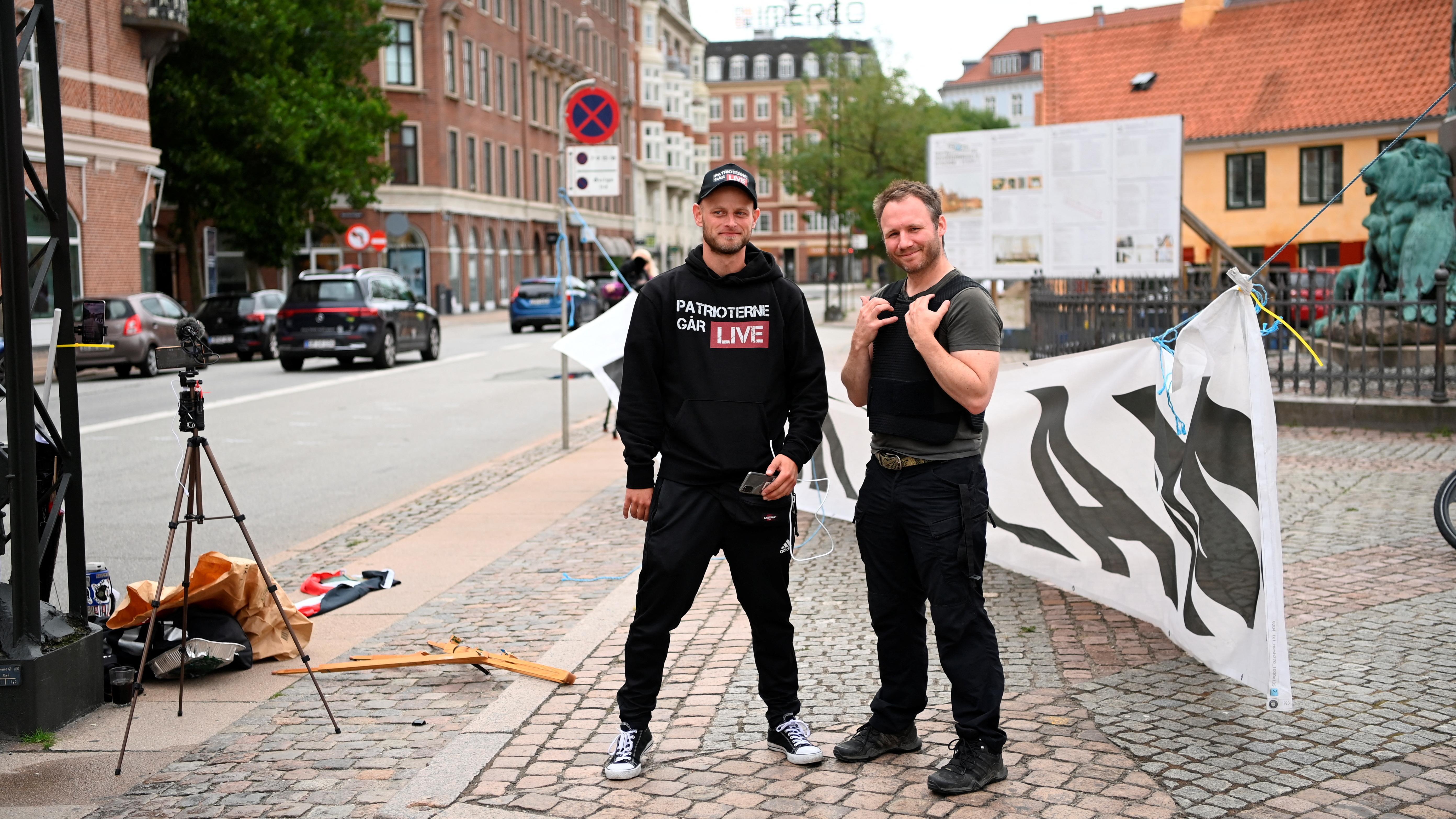 Kopenhag'da iki aşırı sağcı eylemci 