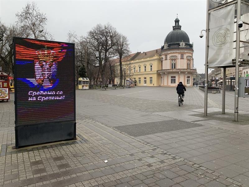 Glavni trg i ulica u Sremskoj Mitrovici