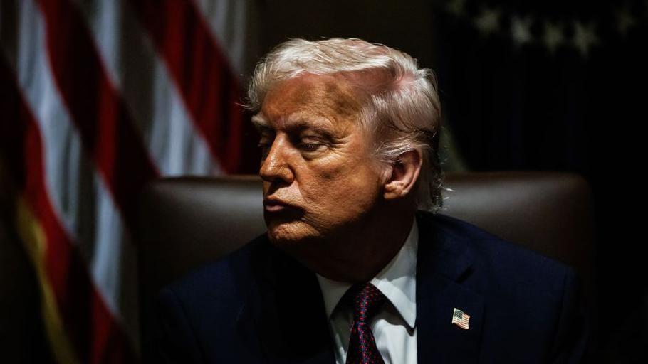 O presidente dos EUA, Trump, se reúne com seu gabinete em Washington