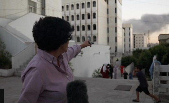 Watch: BBC correspondent records moment air strike hits Beirut