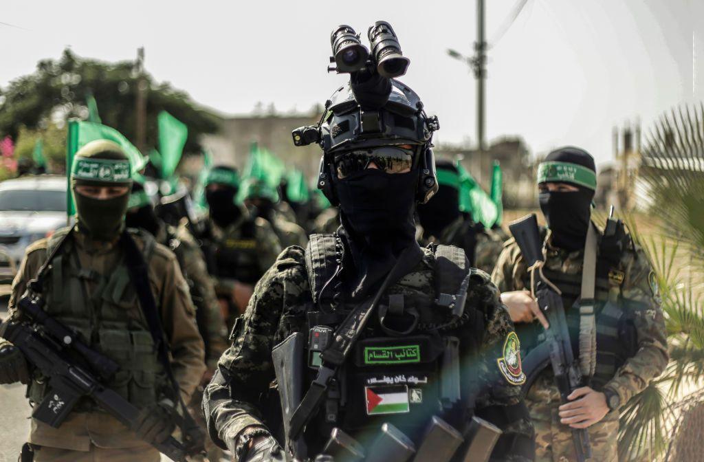 Milicianos de Hamás.