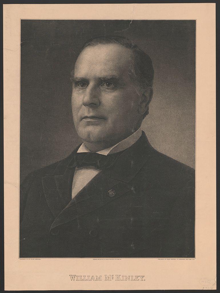 Retrato de William McKinley. 