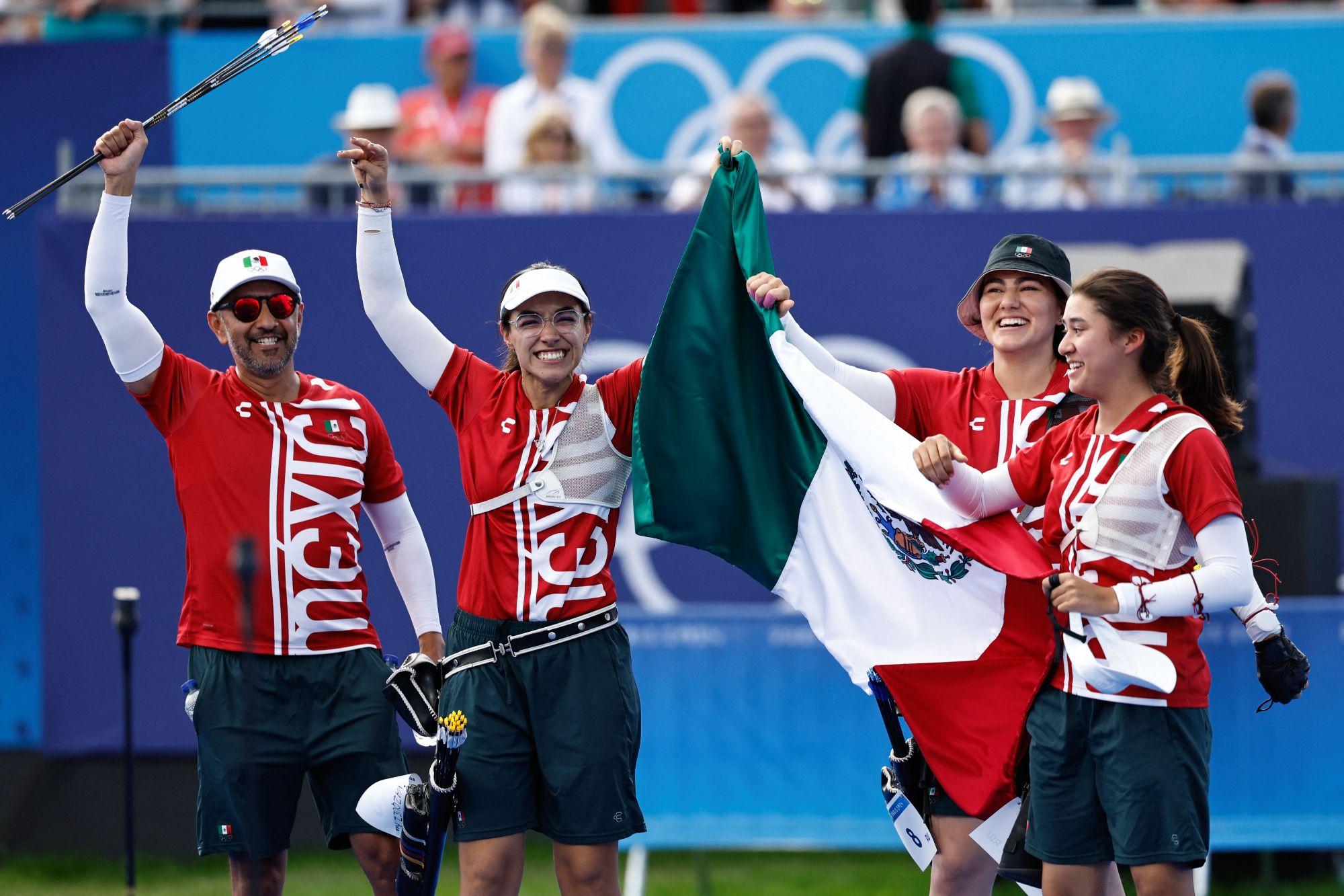 El equipo de tiro con arco de México