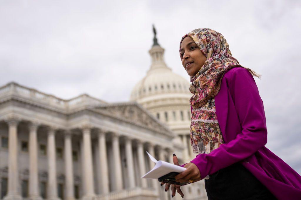 La diputada demócrata Ilhan Omar