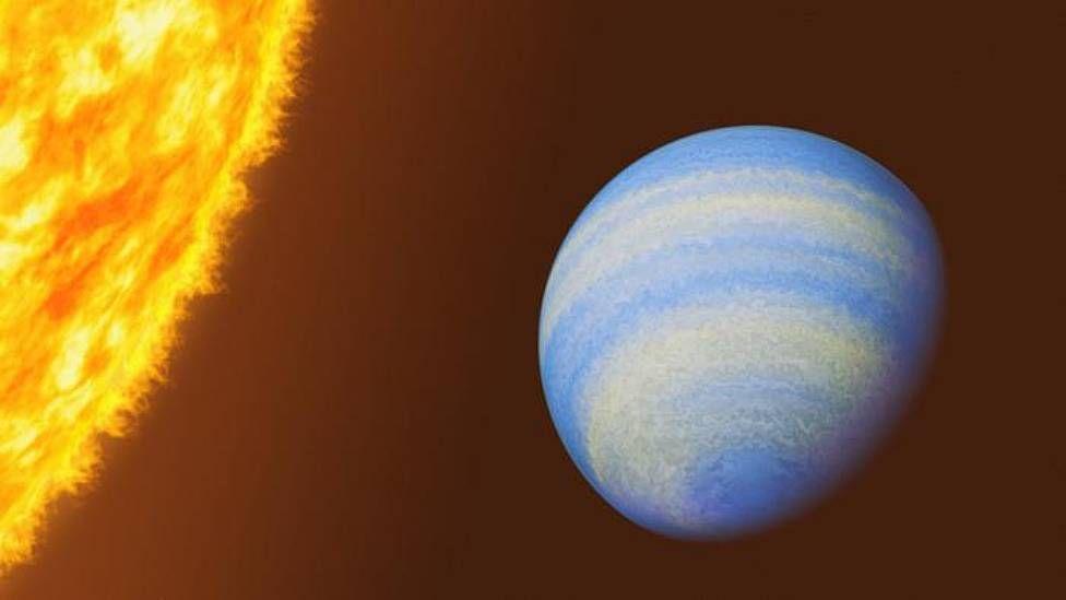 Ilustración del exoplaneta HD 189733 b