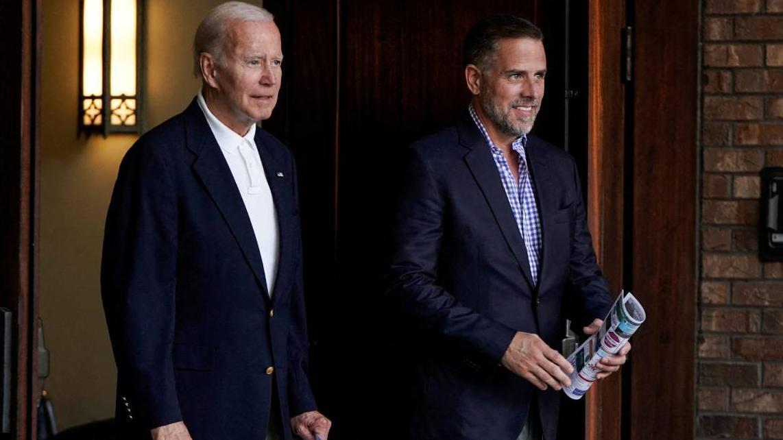 Joe Biden y Hunter Biden