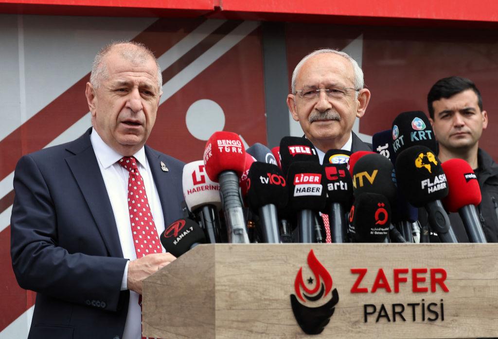 Ümit Özdağ ve Kemal Kılıçdaroğlu'nun ortak basın toplantısı.