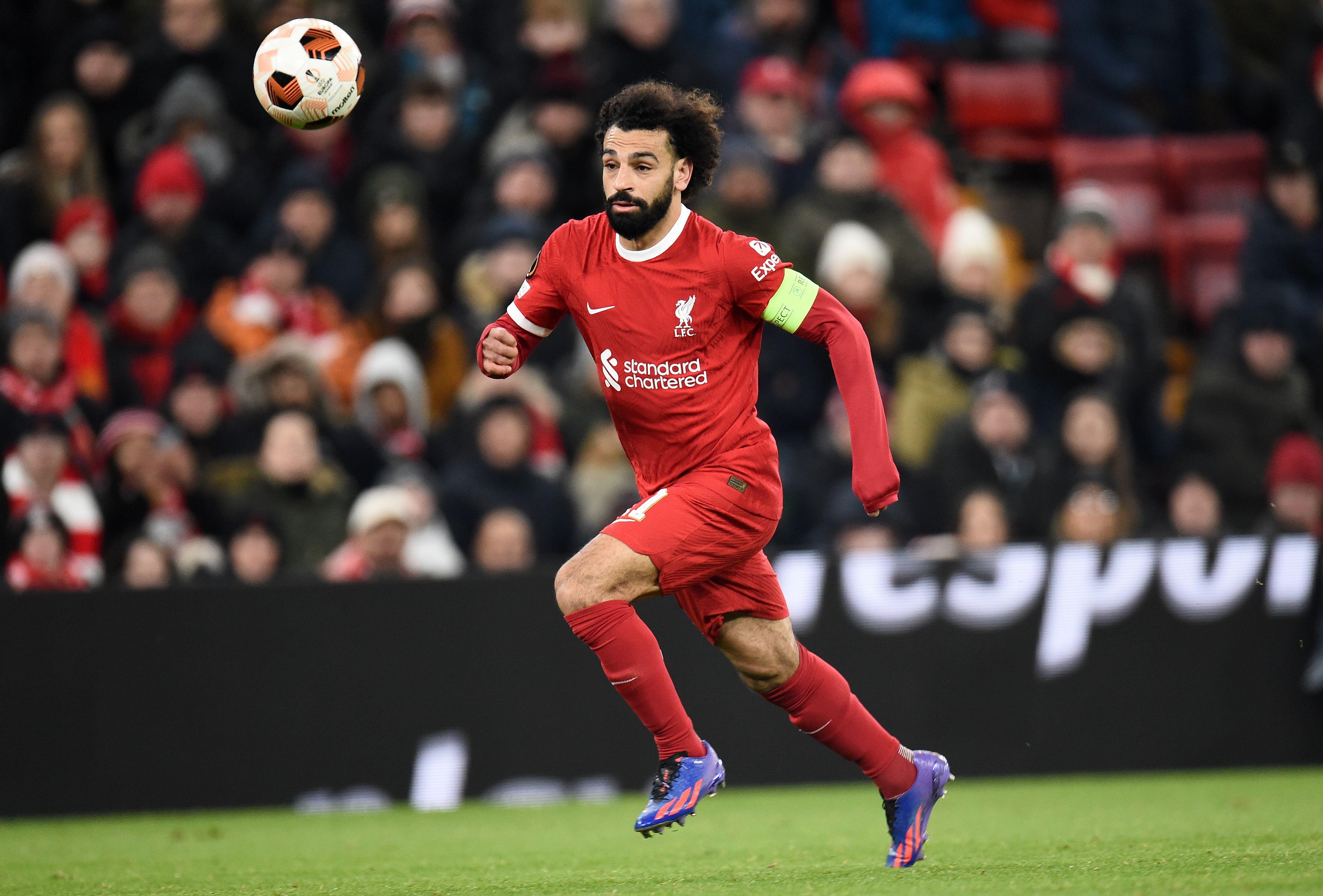 المصري محمد صلاح نجم ليفربول الإنجليزي