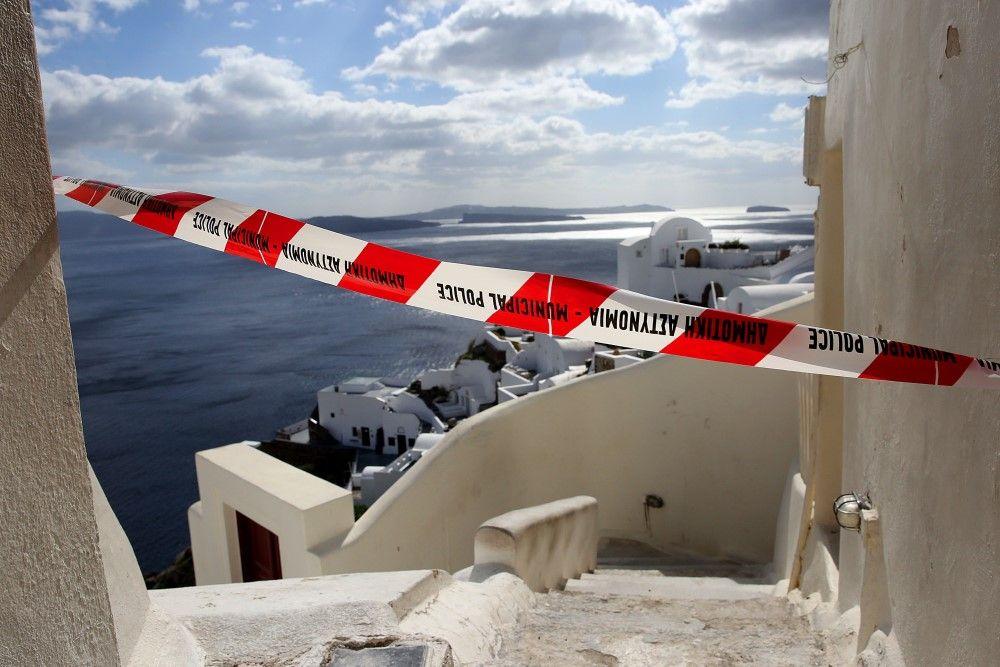 santorini, zemljotres na santoriniju