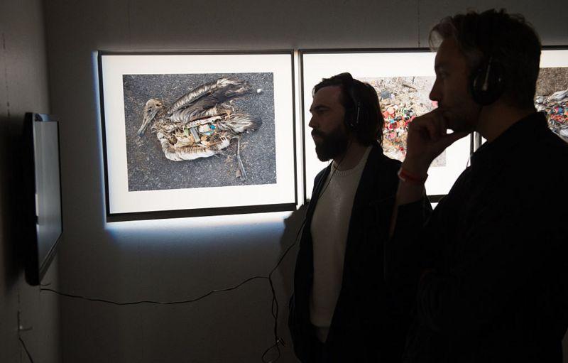 Exposição com as fotos de Jordan em Londres em 2014