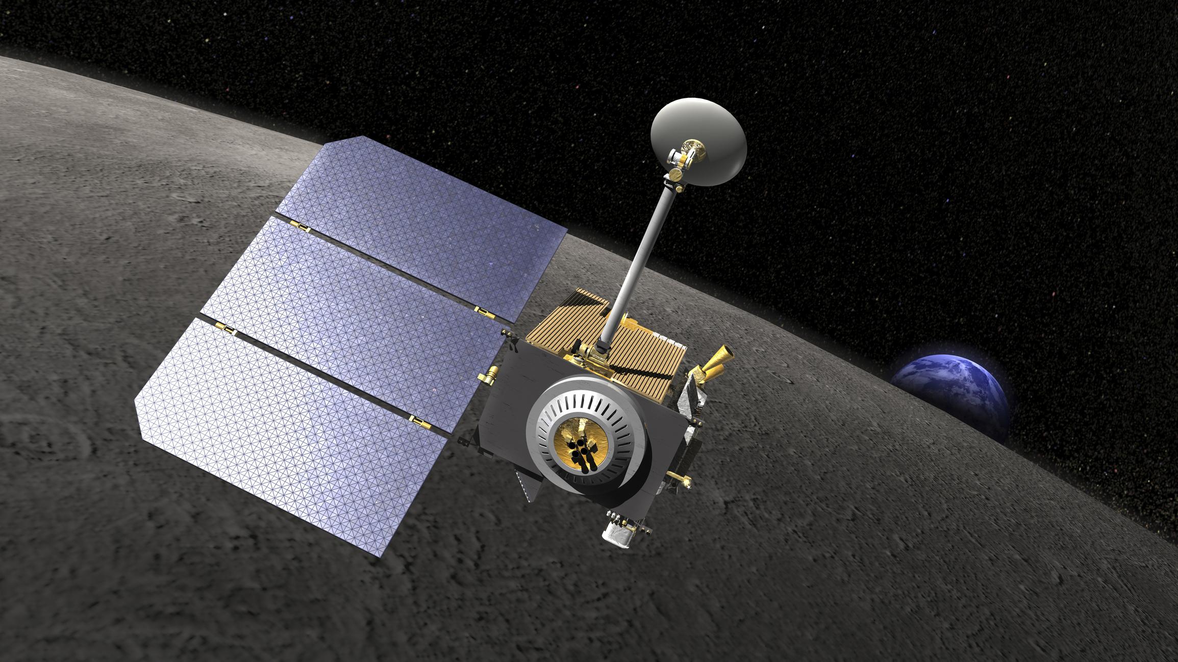 The Lunar Reconnaissance Orbiter is a NASA spacecraft.