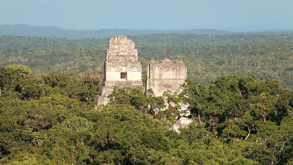 El Templo IV en Tikal, Guatemala