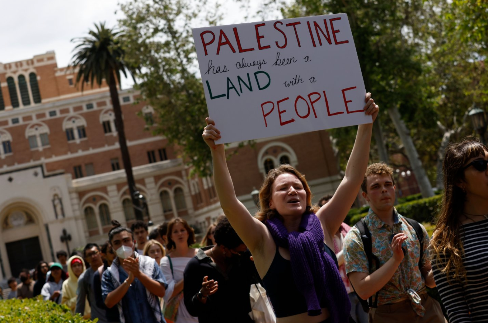 Demonstrasi pro-Palestina