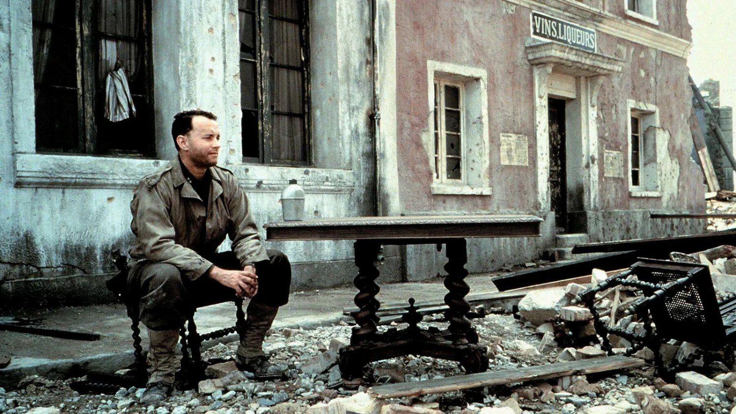 Escena de Saving Private Ryan con Tom Hanks