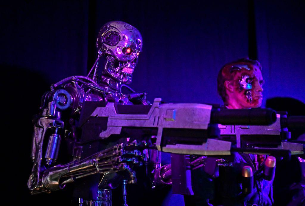 Modelo de robots de "Terminator"