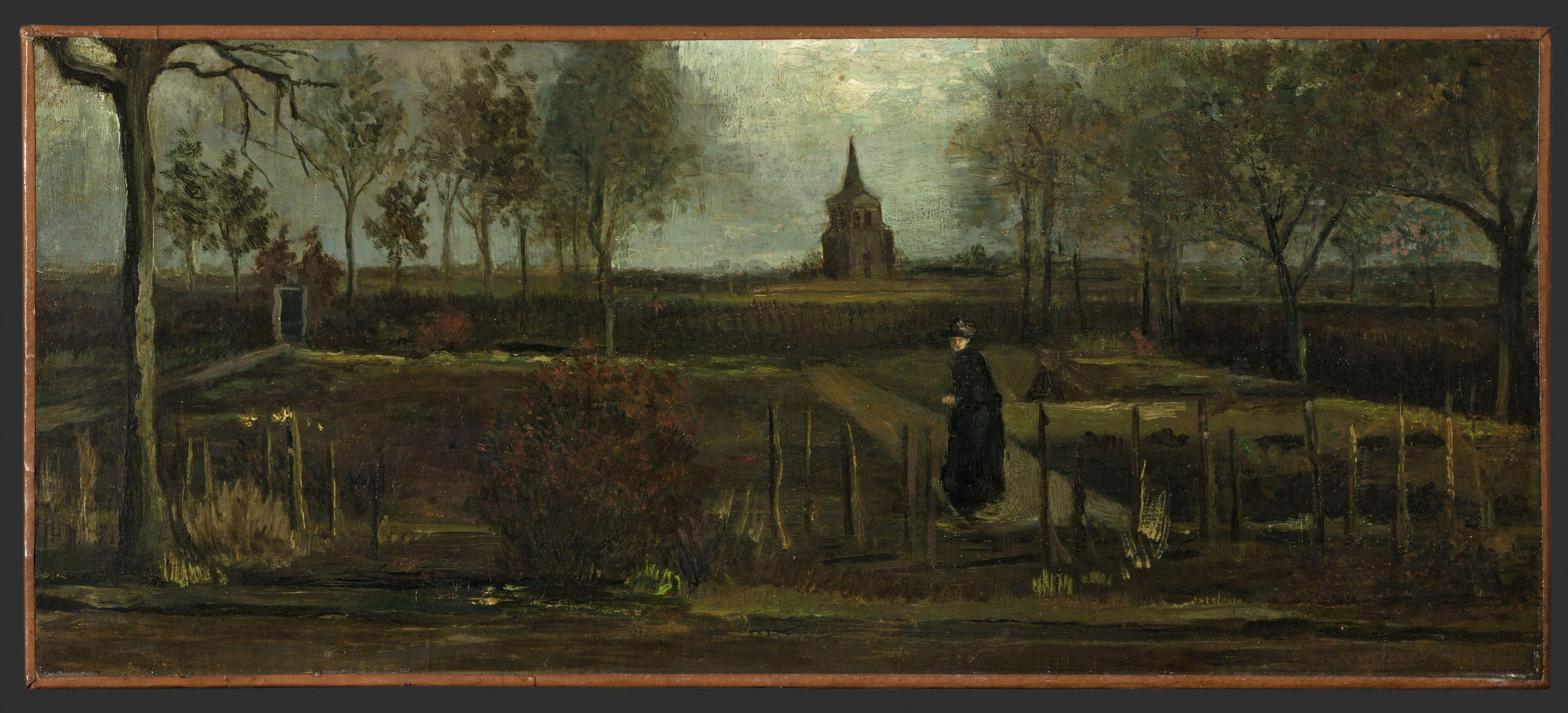El cuadro "Jardín de primavera", de Van Gogh (1884)
