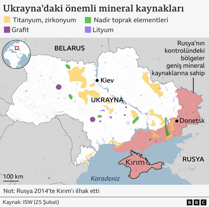 Ukrayna maden haritası