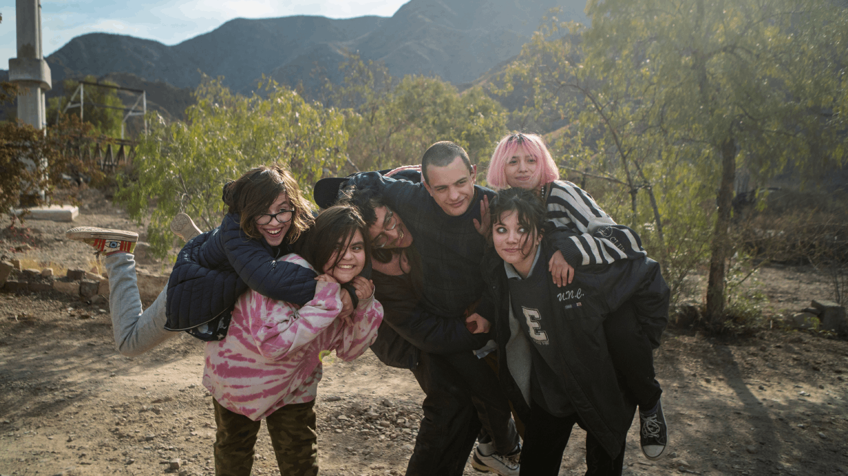 El elenco de "Simón de la montaña"