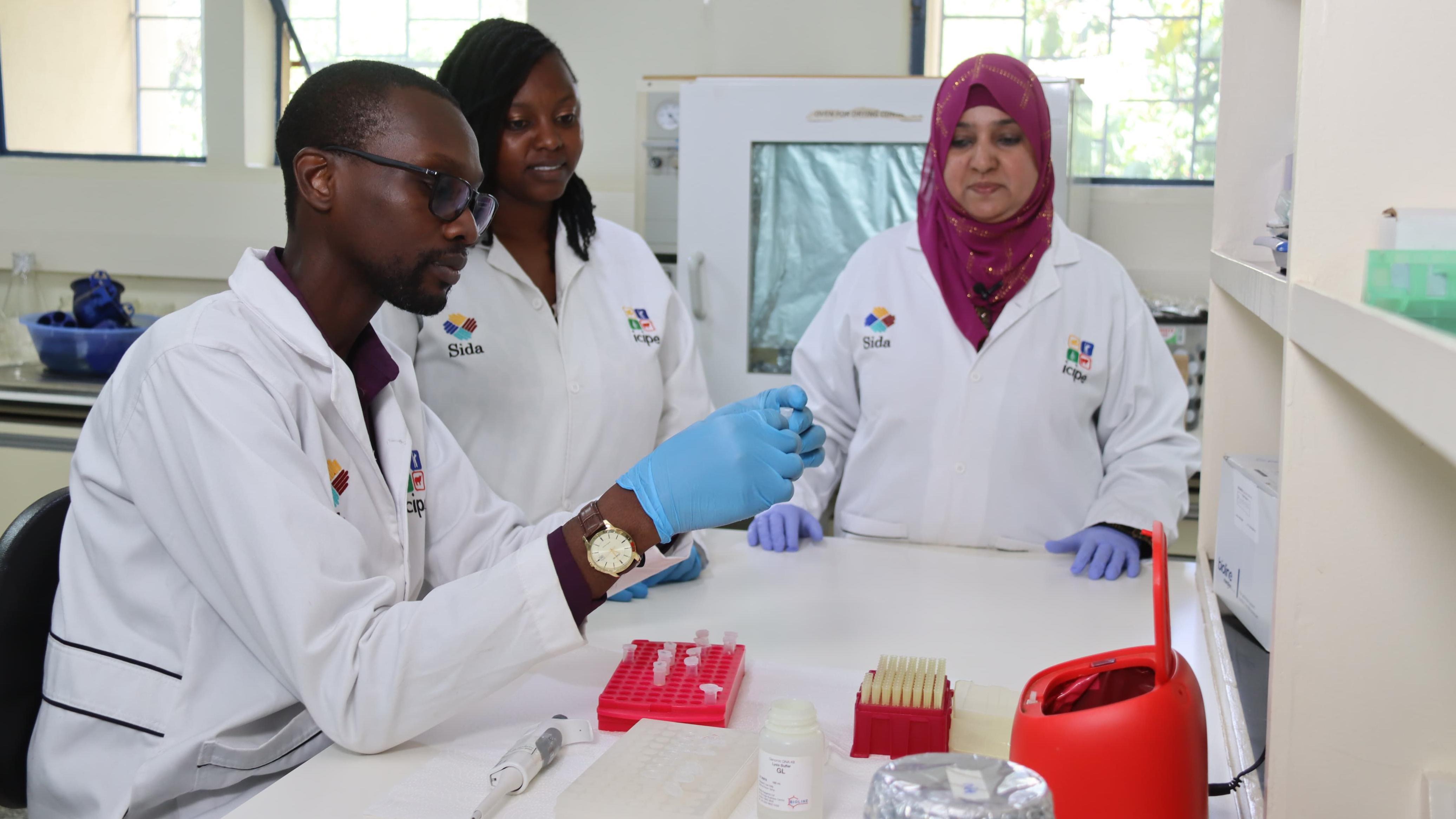 Dr Jacob Ajene, Evelyne Ndotono and Dr Fathiya Khamis 