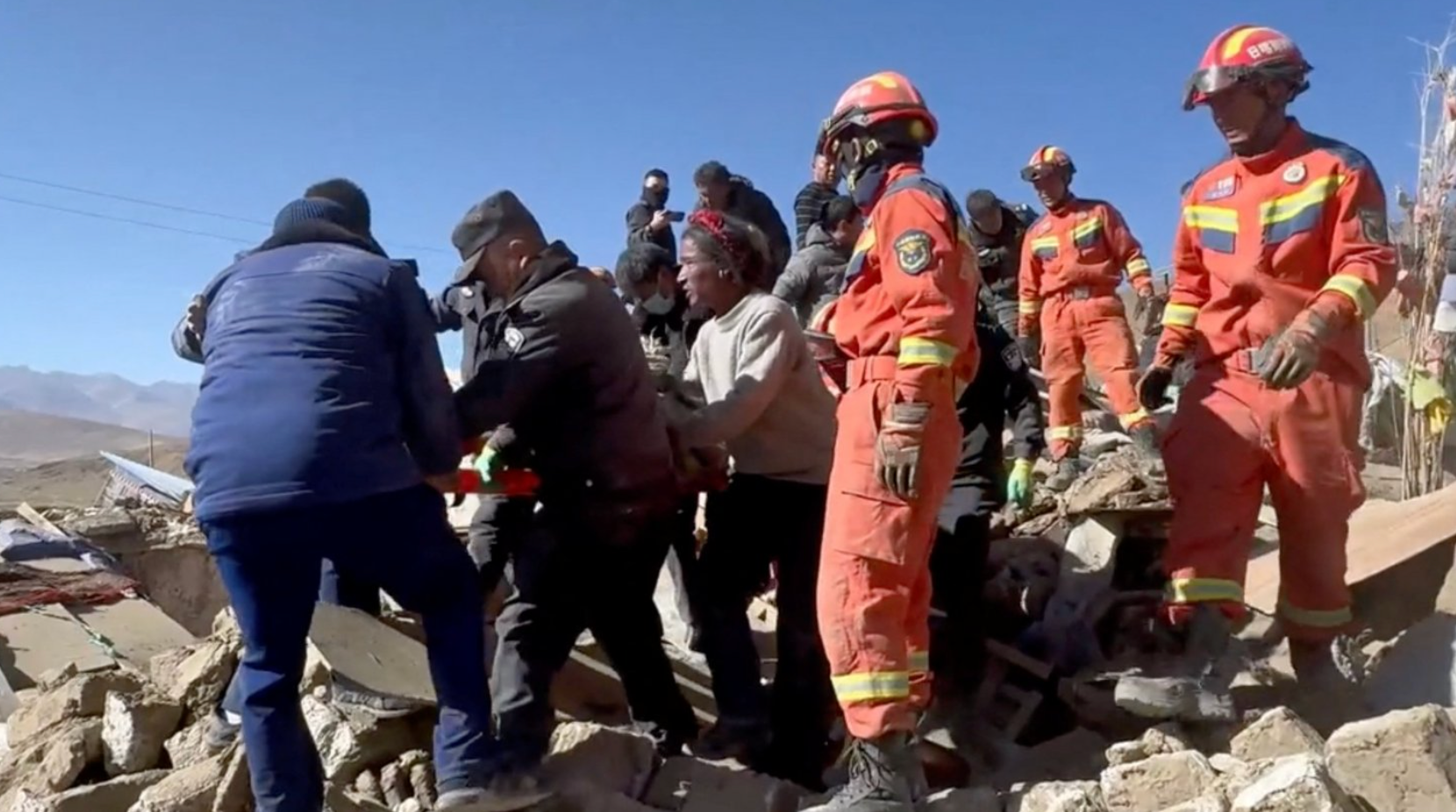 gempa, china, tibet