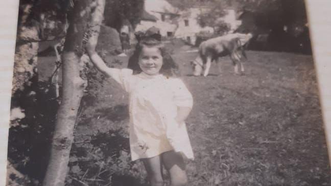 A italianinha Giovanna, de cinco anos