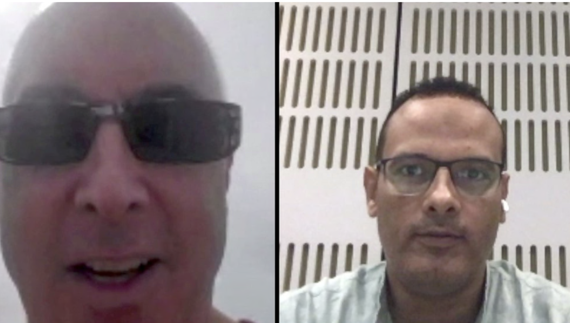 Dr. Steven Levy ve BBC muhabiri Ramadan Younes