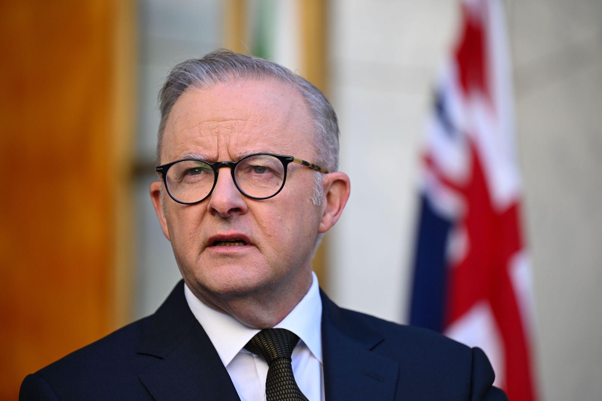 El primer ministro de Australia, Anthony Albanese