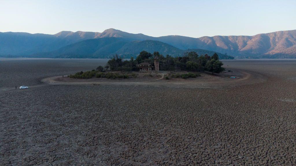 Fotografía tomada en mayor del 2022, cuando la laguna estaba completamente seca.