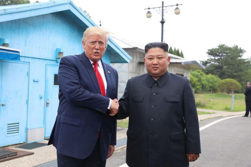 Donald Trump e Kim Jong-un 