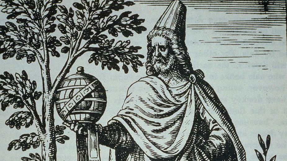 Apolonio de Tiana. Ilustración del libro de Johann Theodor de Bry.