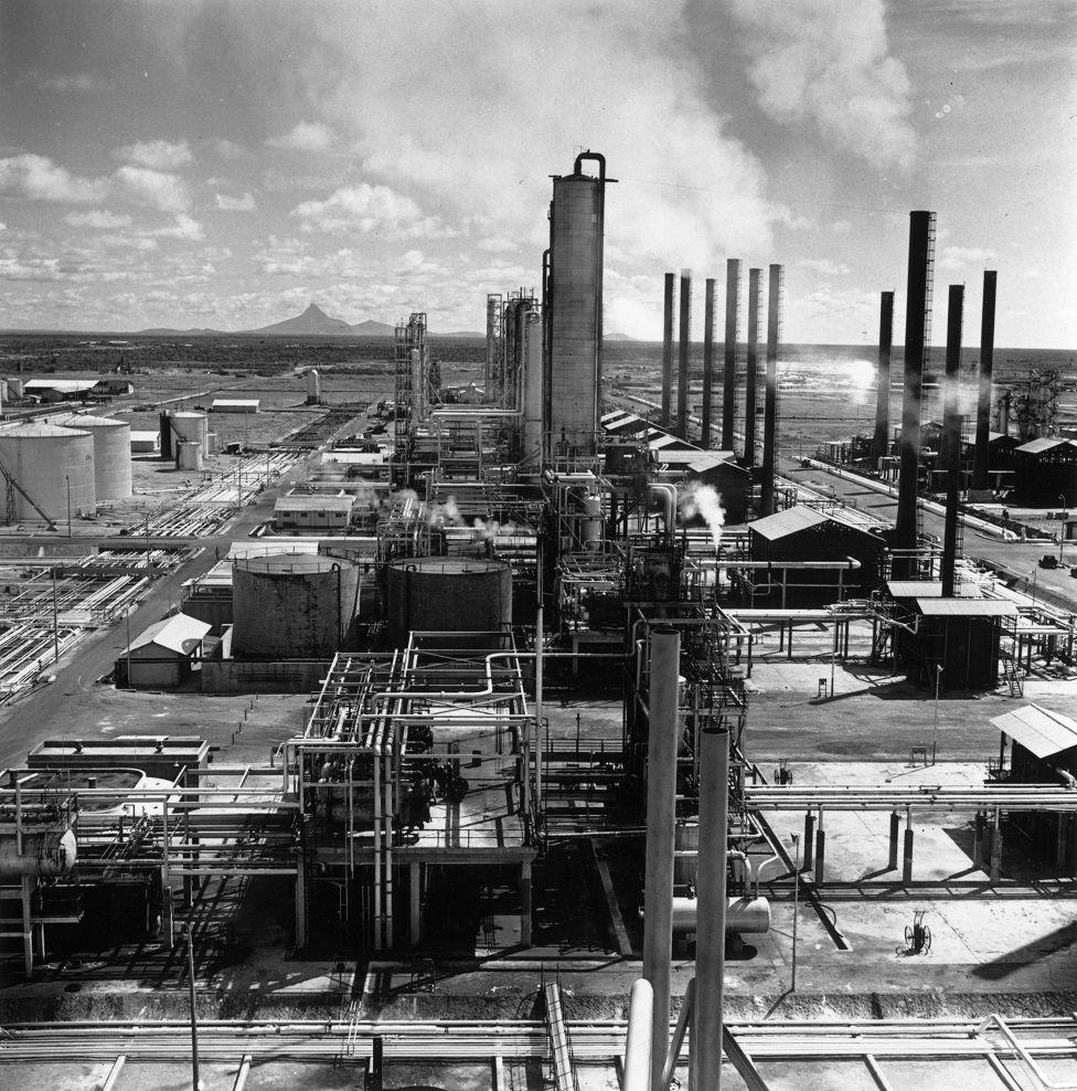 Refinería en Las Piedras, Península de Paraguaná, Venezuela