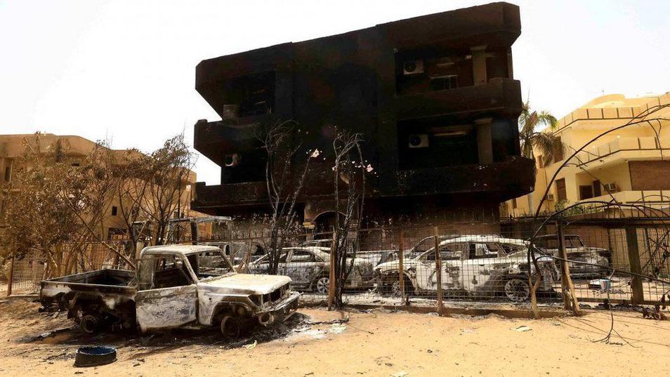 الدمار في العاصمة السودانية الخرطوم جراء القتال 