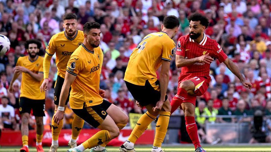 محمد صلاح سادس هدافي الدوري الإنجليزي برصيد 18 هدفا