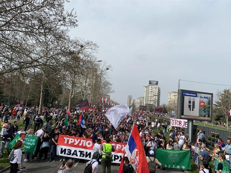 studenti, studentski protest