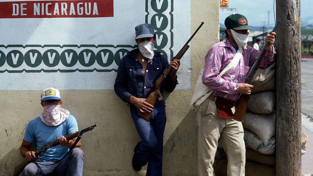 Militantes del Frente Sandinista de Liberación Nacional (FSLN) de Nicaragua. 