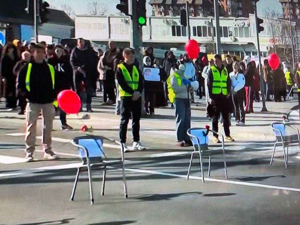 Blokada Pupinovog mosta, studentski protesti, studenti