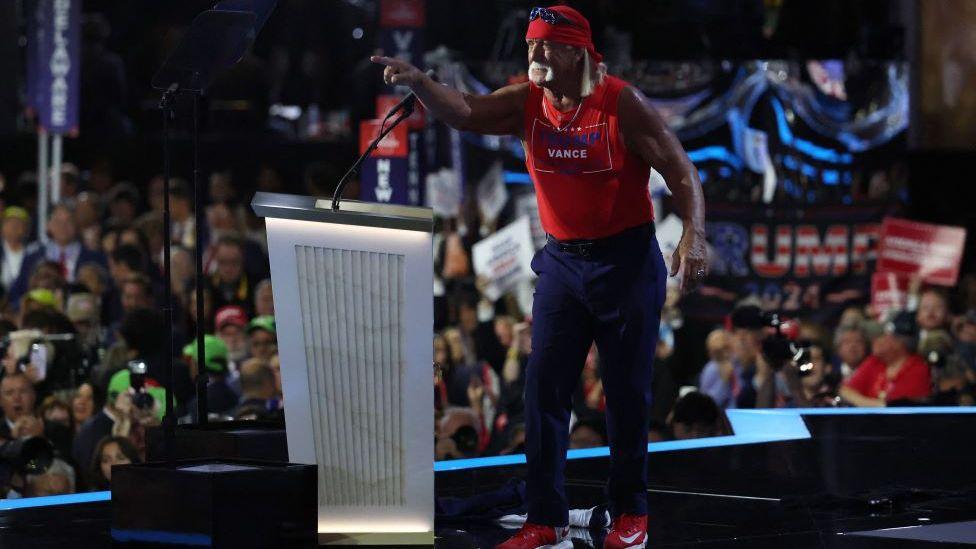 Hulk Hogan na convenção republicana 