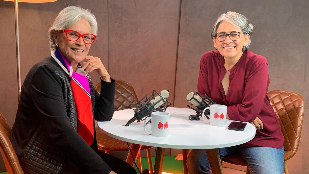 María Elvira Samper, izquierda, y Yolanda Ruiz, derecha, llevan varias décadas trabajando juntas.