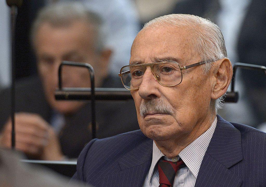 Jorge Rafael Videla durante su juicio en 2013 por los crímenes cometidos durante su dictaruda militar