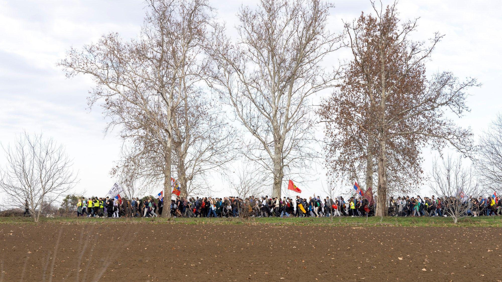 studenti, studentska šetnja do novog sada