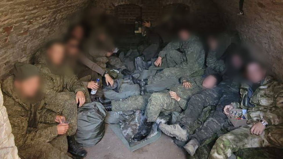 There are reports of mobilised Russian troops locked in cellars and basements for refusing to fight in Ukraine