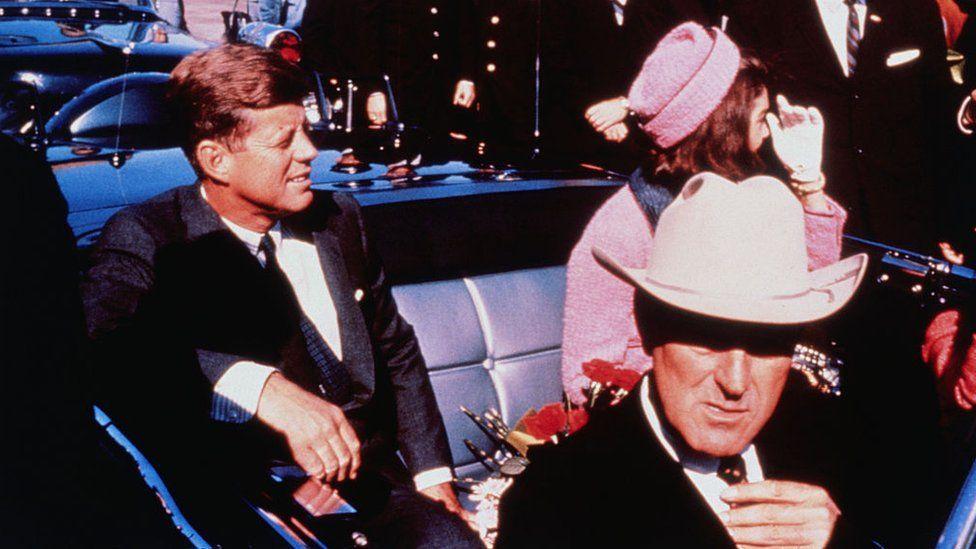 John Connally,  John F. Kennedy y Jackie Kennedy
