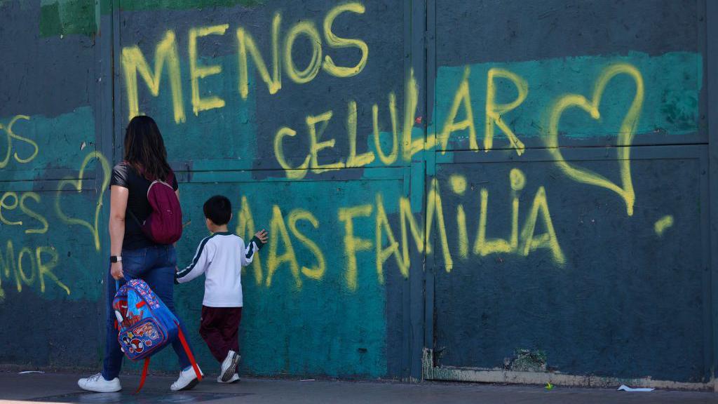 Una pintada en Chile que dice 