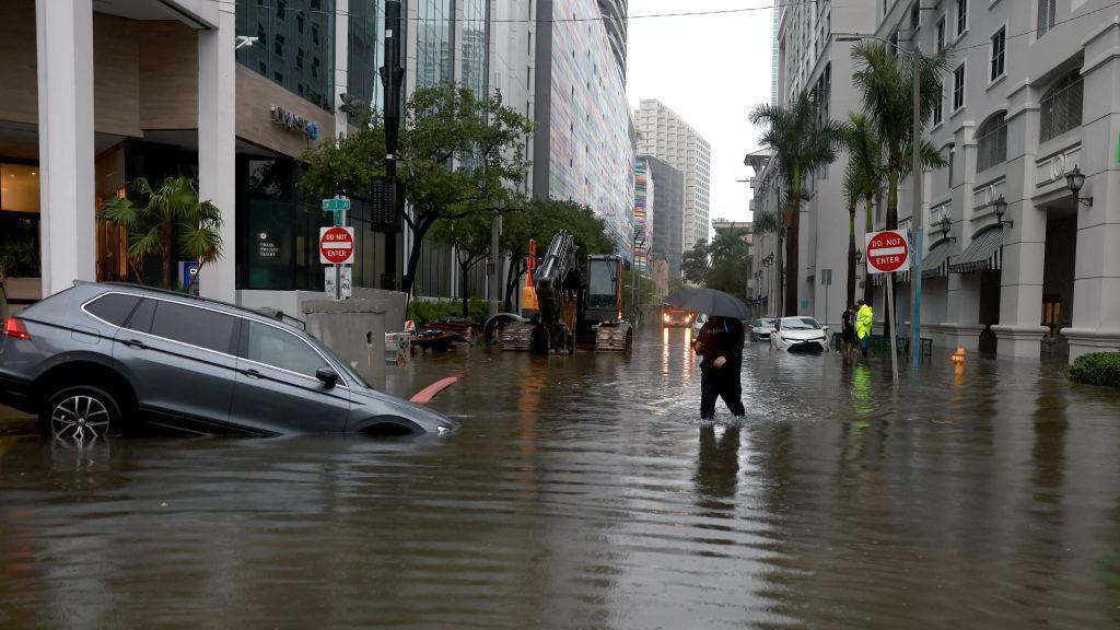 Rua Miami alagada