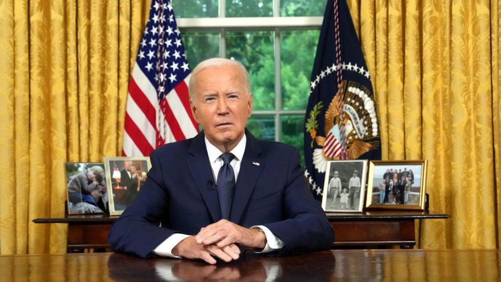 Joe Biden desde el despacho oval