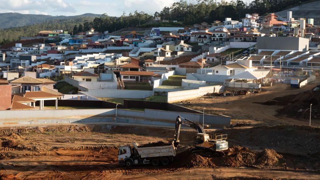 Casas em construção