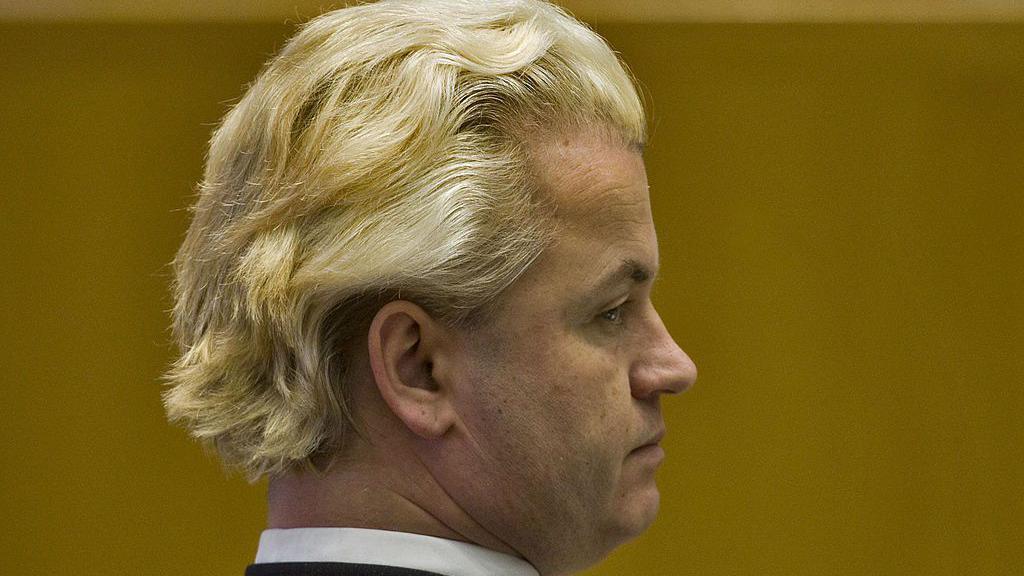 Wilders en el parlamento, año 2007.