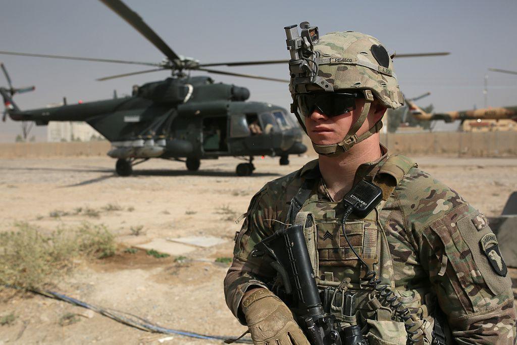 Prajurit AS di Irak.